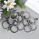 The base for the armor is a ring flat metal with a chain silver 3.2x3.2 cm set 12 pcs