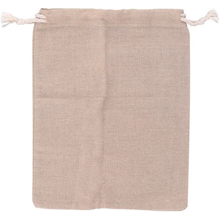 Cotton bag, 20 × 25 cm, 2 kg, with ties, beige-2
