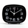 Clock - desktop an alarm clock, discrete move, 10 x 8 cm, aa