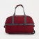 Road bag on wheels, a lightning department, with an increase, an outer pocket, burgundy color