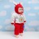 Funny doll in a hood 55cm, mix