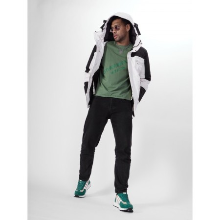 Ski jacket men's, size 50, white color-5