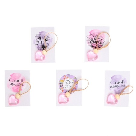 Suspension "Heart", Mix colors-1