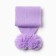 Children's scarf, lilac color, size 110x14 cm