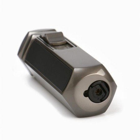 Gas lighter for cigars, 4 no flame nozzles, with wind protection, 8.5 x 2.8 cm-4