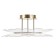 Causte "Grace" LED 48W 3000-6000K gold 50x50x7-150cMMsm