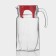 Glass Glass Light Blue, 1.7 l, with a lid
