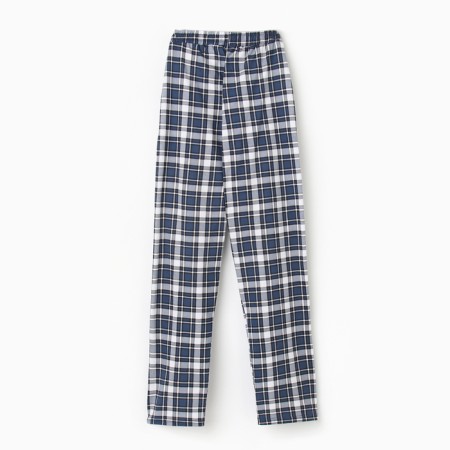 Home pants men's, color blue-black and white cage, size 52-3