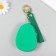 A keychain wallet with a carbine, strap of silicone "Avocado" 2.5x6.5x9 cm