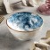 Ceramic “Sea” bowl, 280 ml, d = 11.3 cm, blue color