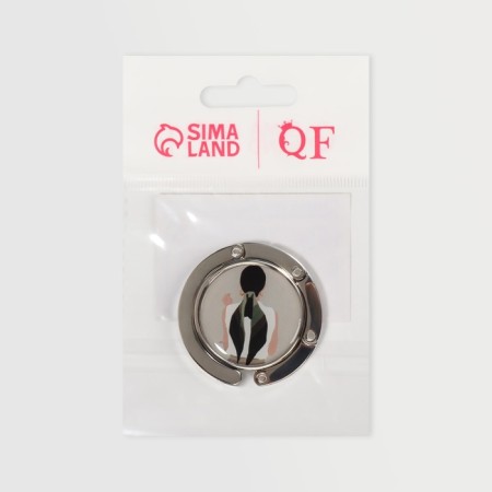 Hook for a bag and umbrella "Girl", folding, 10 kg, D 4.5 cm-4