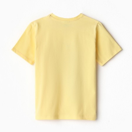 T -shirt for nursery, yellow color/What S Up, height 128 cm-4