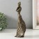 Souvenir Polystone "Girl - Hug" under bronze 11x7x22 cm