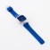 Women's watch, 4.1 x 4.1 cm, silicone strap, blue