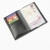 Cover for autoDocations and passports, black color