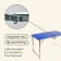 Tourist Maclay, folding, aluminum, 120x60x70 cm, blue color