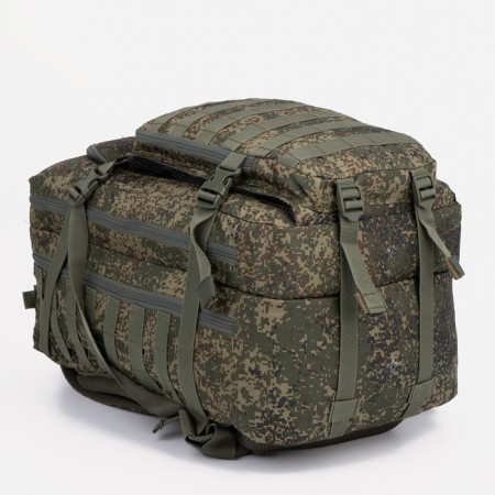Tactical backpack, TAIF, 45 l, lightning department, 3 outer pockets, camouflage color/green-2