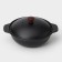 Cast iron fried, 2 l, d = 24 cm, cast -iron cover, black color