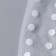 Carnival accessory gloves - overshielders, white color in white peas