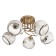 GITA CHITS 5X40W E27 Gold Model: 2800104