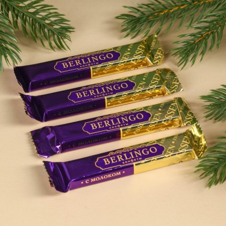 Dairy chocolate in the sticks “Happy New Year” in the box, 60 g (4 pcs. X 15 g).-2