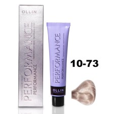 Крем-краска для волос Ollin Professional Performance, тон 10/73 светлый блондин коричнево-золотистый, 60 мл