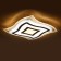 LED LED economy light, size 50x50x7 cm