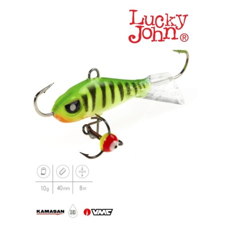 Balancir Lucky John Baltic 4 + tee, 4 cm, color 24, blister