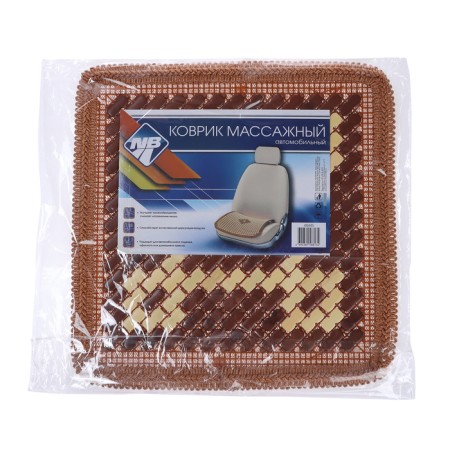 Nova Bright massage capture, bamboo plates, brown with a pattern-3