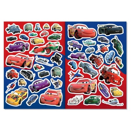 A set of reusable stickers "Cars", 2 pcs., A4 format, Disney format-3