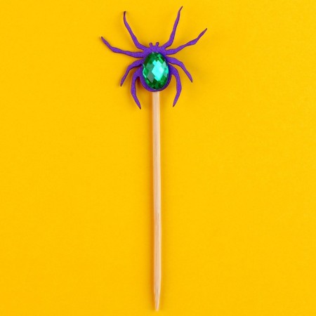 Skewers "Colored Spiders", in a set of 6 pieces, mix-3
