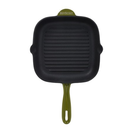 Flying Imbunic enameled Boyscout, grill for steaks 24x24 cm-4