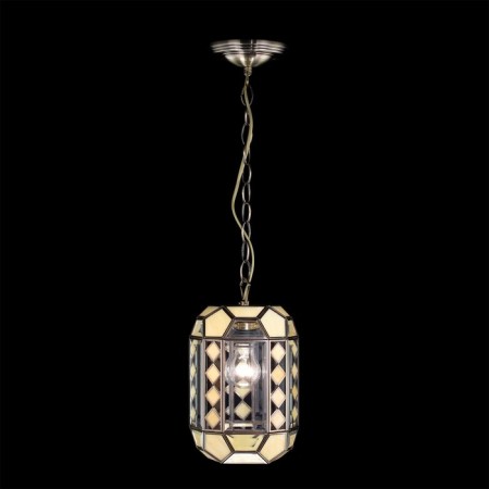 Suster Suset Chandelier, 1x75W E27, transparent/beige 17x17x40.5 cm-1