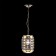 Suster Suset Chandelier, 1x75W E27, transparent/beige 17x17x40.5 cm