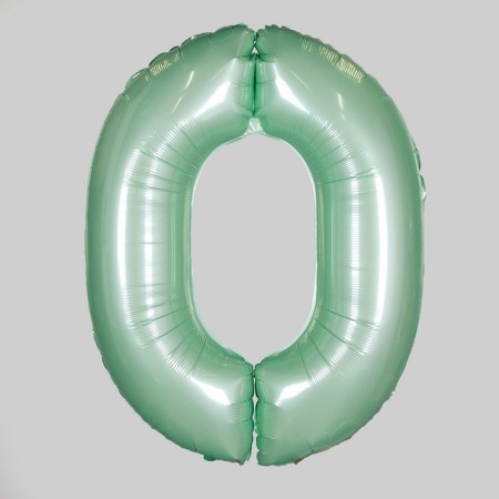 Foil ball 40 "Number 0", mint makaruns-1