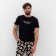 Pajama men's kaftan "good mo" size 56, black