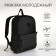 Youth backpack with lightning, external pocket, gray color
