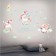 Interior plastic sticker "Unicorns" 50x70 cm