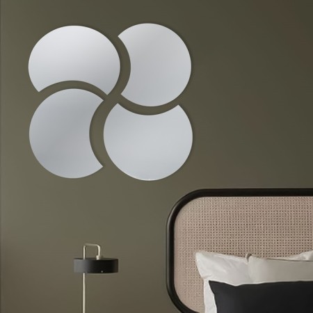 Wall mirror "Spiral", 4 elements, rr 1 pc 14 x 16.5 cm
