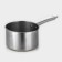 Stainless steel bucket “Basis”, 1.2 l, d = 16 cm, with a measured scale, a metal handle