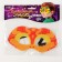 Carnival mask "cool snake" color red