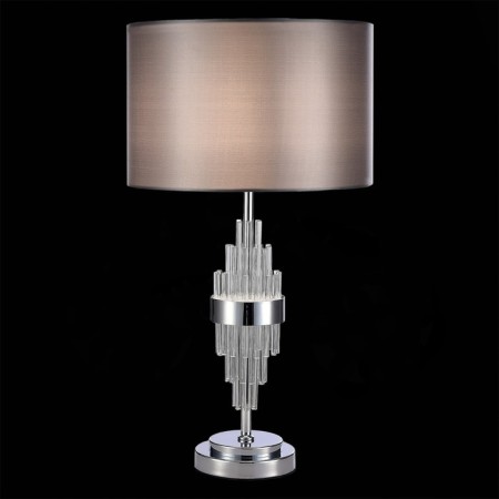 ST LUCE bedside lamp. SL1002.104.01. Onzo. 1x40 watts, E27, 36x36x65 cm, chromium color-3