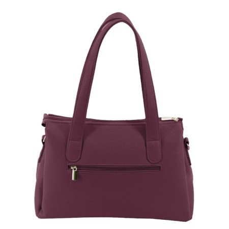 Female bag, artificial leather, purple 35x8x24 cm-1