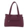 Female bag, artificial leather, purple 35x8x24 cm