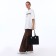Female bag Textura, tout, average size, black color