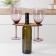 Wine and two glasses stand, 10 × 22 × 1 cm