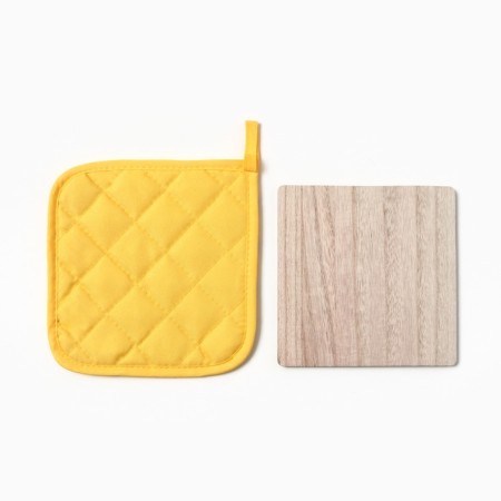 Set of kitchen shares of bright moments: stand 15*15 cm, take 17*17cm-2