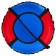 Winter Star tubing-vatter, case diameter 80 cm, blue/red color