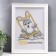 Photo frame plastic L-6 21x30 cm, white