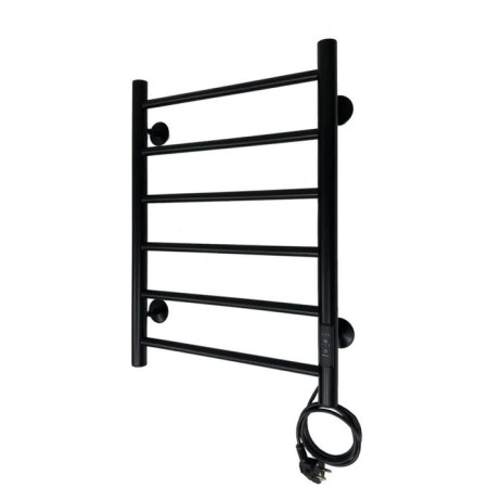 Electric towel "Sanprise" Aurora P6, 400x600 mm, universal, black-1